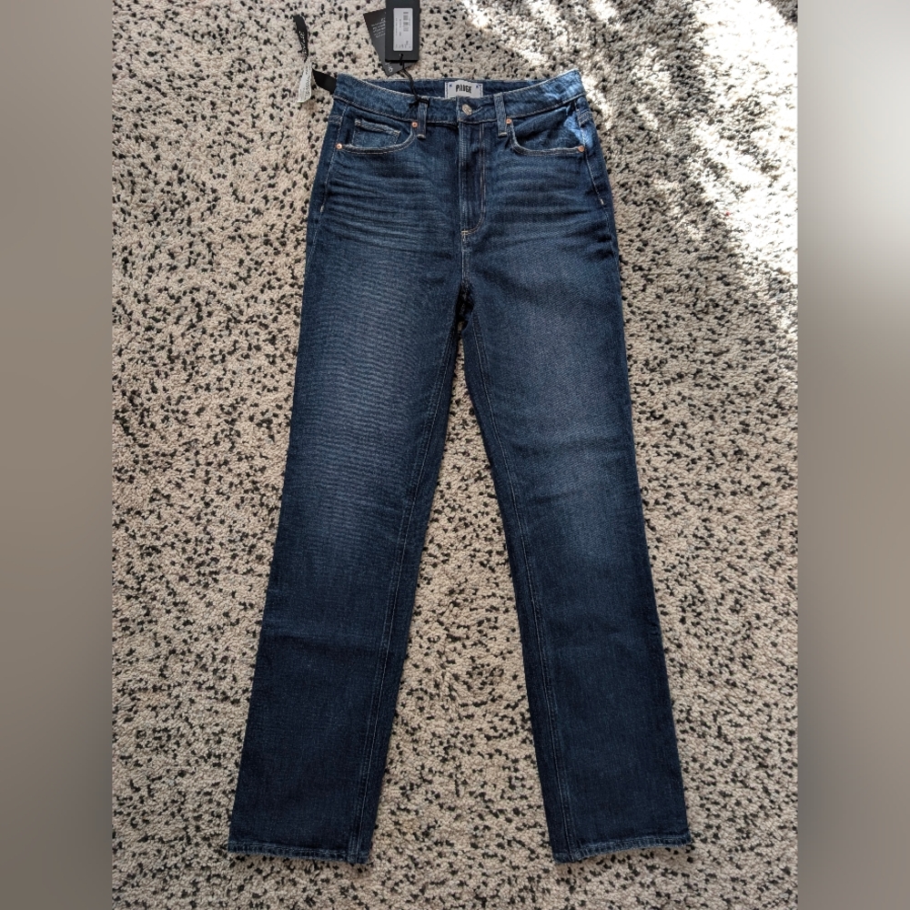 PAIGE Denim High Rise Straight Stella (27)